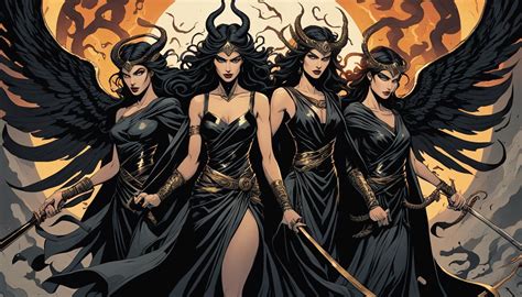 Female Deities: Furies Greek Mythology