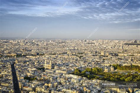 Aerial view of Paris cityscape, France — buildings, jardin du luxembourg - Stock Photo | #263274782