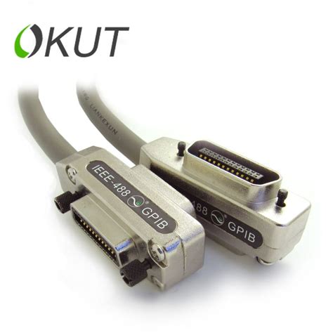 OKUT IEEE488 data cable transmission cable FOR GPIB cable metal many ...