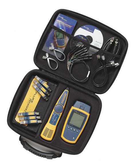 FLUKE NETWORKS, Cable Tester Kit - 2HTK1|MS2-KIT/WWG 3084134 - Grainger