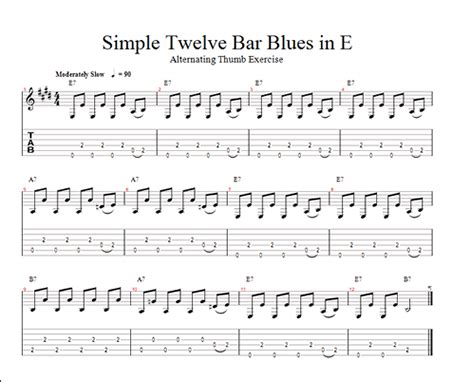 How to Play Easy Blues Guitar with Tabs – Guitar Control