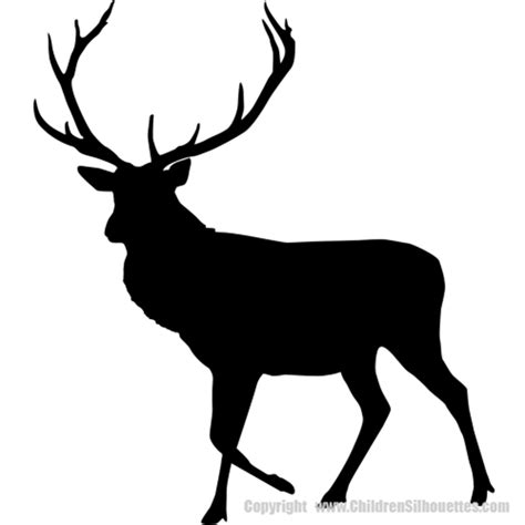 ELK SILHOUETTE DECAL (Outdoor/Hunting Decor) Elk Decals...