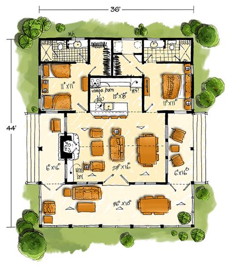 New Bunkhouse - | Southern Living House Plans