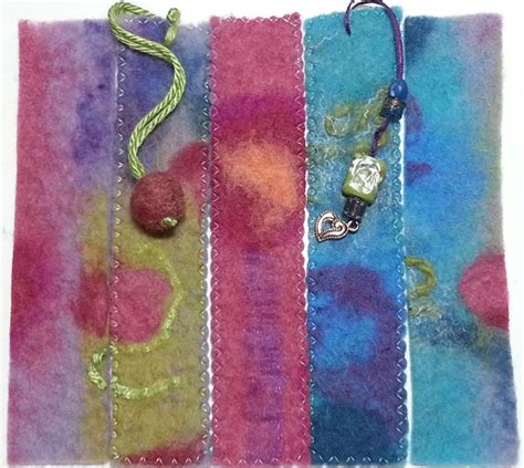 Wet Felting Kit Wet Felted Book Marks