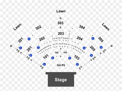 Midflorida Credit Union Amphitheatre Seating Chart With Seat Numbers | Awesome Home