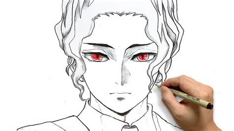 how to draw Muzan Kibutsuji from Demon Slayer Kimetsu no Yaiba I step by step I Easy to draw I ...