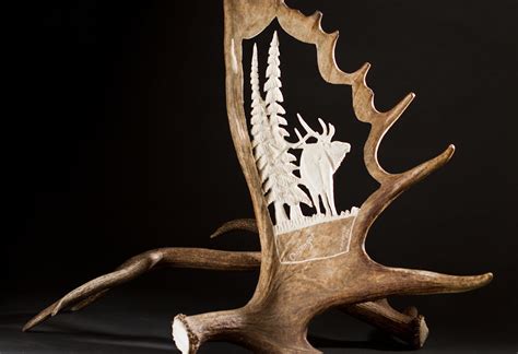 Moose antler carvings ‹ Forever Wild