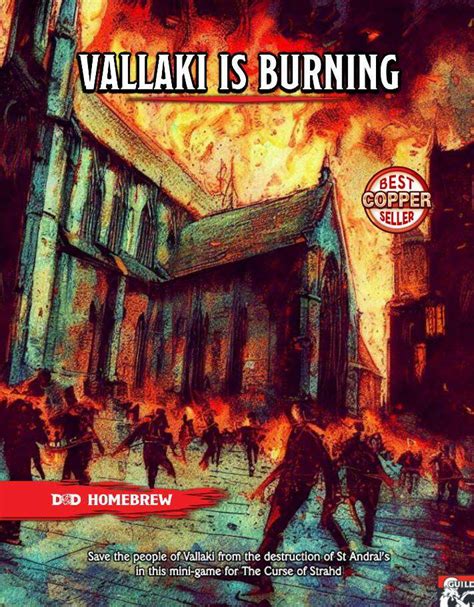 Vallaki is Burning - A Mini-game for the Curse of Strahd - Dungeon Masters Guild | Dungeon ...