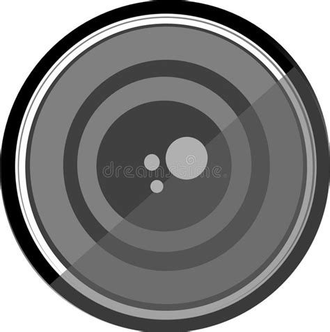 Photo Lens Cartoon Clip Art Stock Illustration - Illustration of media, flat: 249417331