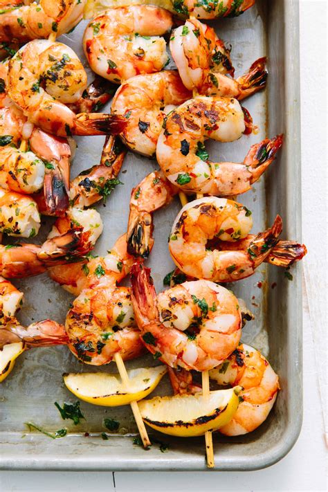 Recipe: Grilled Shrimp Skewers with Chimichurri | Kitchn