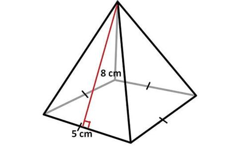 Surface Area Of A Pyramid Worksheet