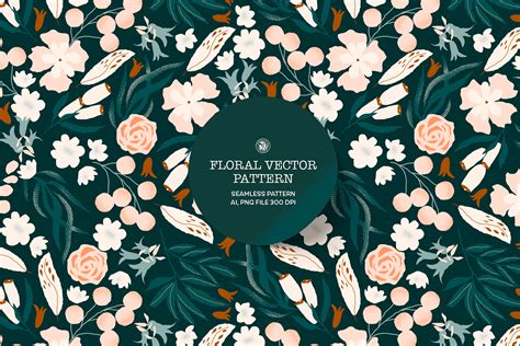 Hand Drawn Floral Pattern on Behance