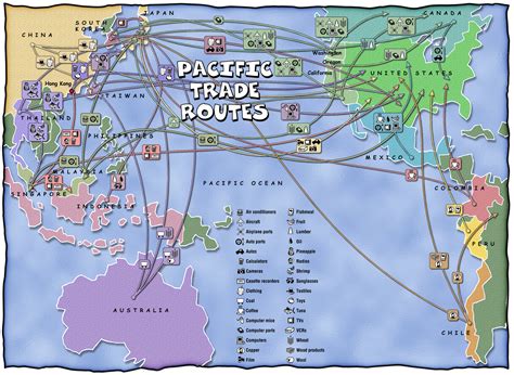 The Trade Routes of the Pacific Rim | Dogfoose.com (Michael Kline)