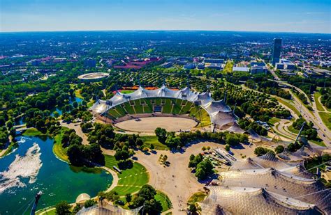 Munich’s Olympic Park was built for the 1972 Olympic Games. The leisure ...