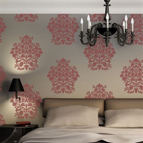 Large Wall Damask Stencil Denise Allover Stencil for Easy DIY