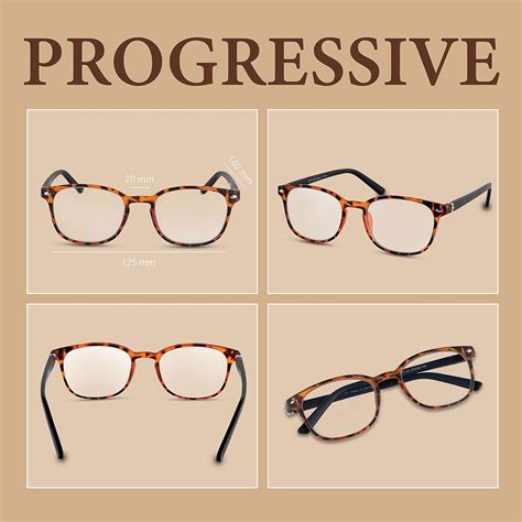 Buy Progressive Reading Glasses for Men & Women | Multifocal Readers with Anti Reflective ...