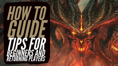 Diablo 3 - Tips for Beginners and Returning Players - YouTube