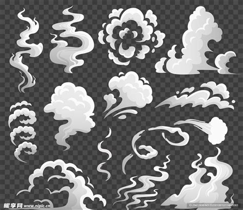 烟雾素材设计图__其他_动漫动画_设计图库_昵图网nipic.com