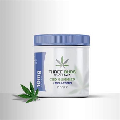 CBD Gummies + Melatonin - Three Buds Wholesale