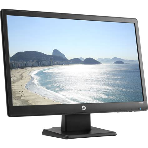 HP W2082A Black 20" LED Monitor TN 5ms 200cd/m2 Built-in Speakers, VGA ...