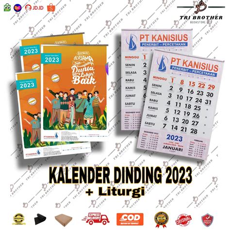 KALENDER DINDING 2023 ( + Liturgi ) | Lazada Indonesia