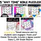 Christian Jigsaw Puzzles Bundle | Scripture Memory Verse Activities ESV ...