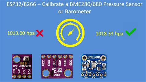 Tech Note 142 – Calibrate a BME280/680 Pressure Sensor or Barometer - YouTube