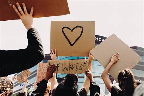 "Peaceful Protest Signs" by Stocksy Contributor "Itla" - Stocksy