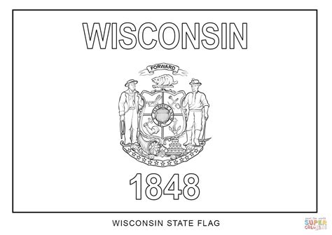 Pics Of Wisconsin State Bird Coloring Page State - Coloring Home