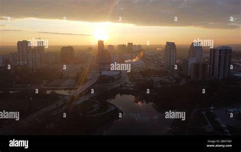 London Ontario Skyline Sunset Aerial Stock Photo - Alamy