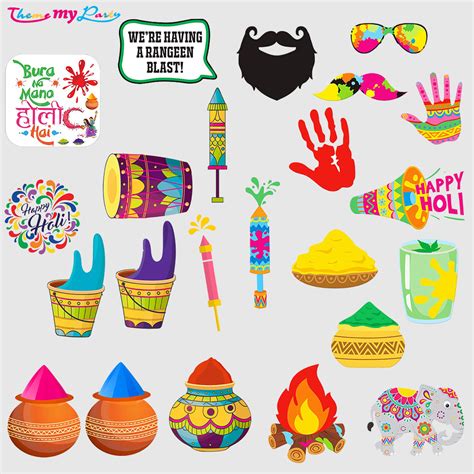 Buy Holi Party Decoration Props | Party Supplies |Thememyparty – Theme My Party