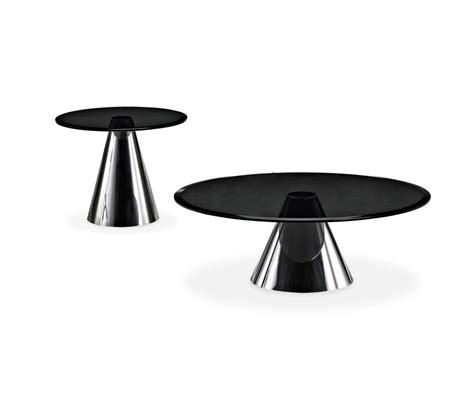 Black Glass Metal Coffee Tables, Round Tempered Glass End Table