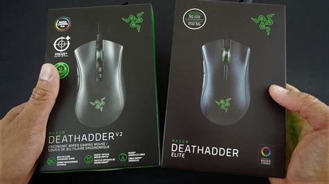 Unboxing the NEW Razer DeathAdder V2 and Comparison to DeathAdder Elite! - YouTube