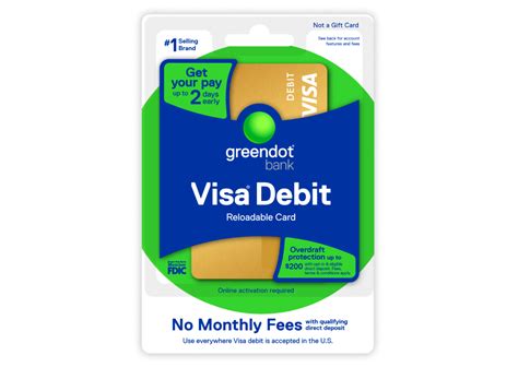 Visa Debit Card | Reloadable Debit Card | Green Dot