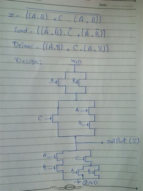 CMOS Logic Design - Electrical Engineering Stack Exchange