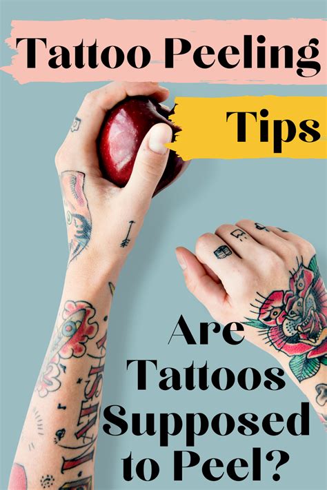 Essential Tattoo Peeling Tips To Prevent Infections - Tattoo Glee