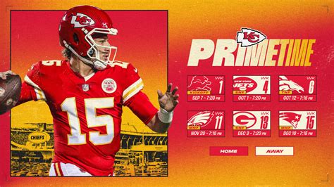 Chiefs to Play in Six Prime-Time Games in 2023