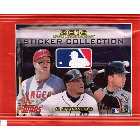 2016 MLB Sticker Collection Pack - Walmart.com - Walmart.com