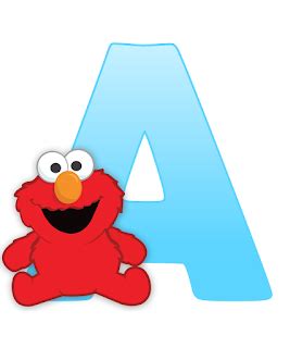 Kits imprimibles gratis : Abecedario y números Elmo bebe Jim Henson, Elmo Bebe, Sesame Street ...