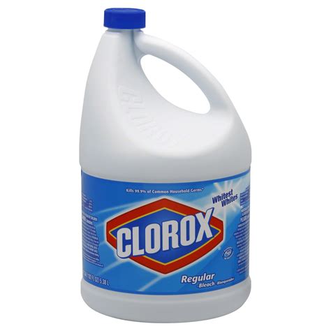 Clorox Bleach, Regular, 182 fl oz (1.42 gl) 5.38 lt - Food & Grocery ...