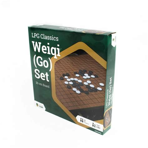 Wooden Weiqi / Go Set - 30 cm - Board with Drawers