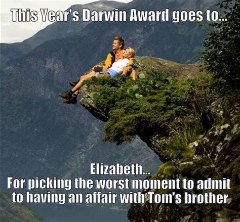 Darwin Award | Darwin awards, Blonde jokes, Darwin