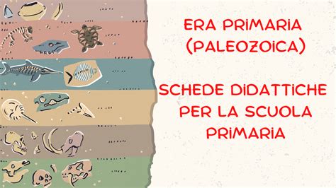 Era Primaria (Paleozoica): Schede Didattiche per la Scuola Primaria - SostegnO 2.0