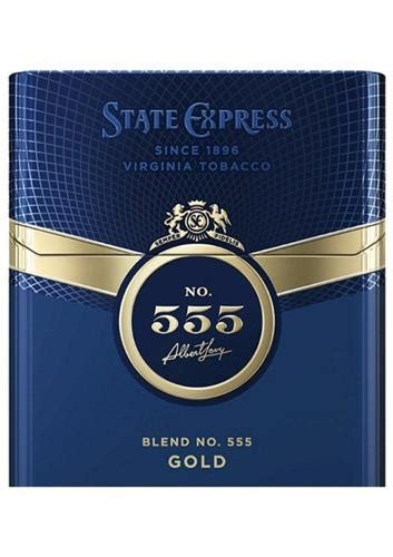 STATE EXPRESS SINCE 1896 VIRGINIA TOBACCO SE SEMPER FIDELIS NO. 555 Albert Levy BLEND NO.555 ...