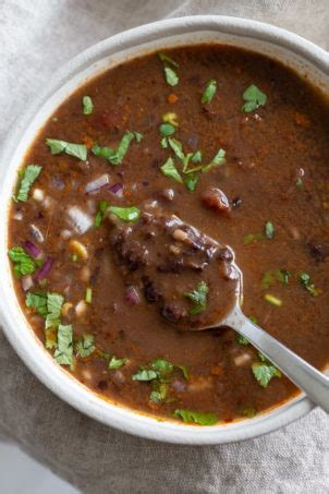 Vegan Black Bean Soup (Instant Pot Recipe) - Vegan Richa
