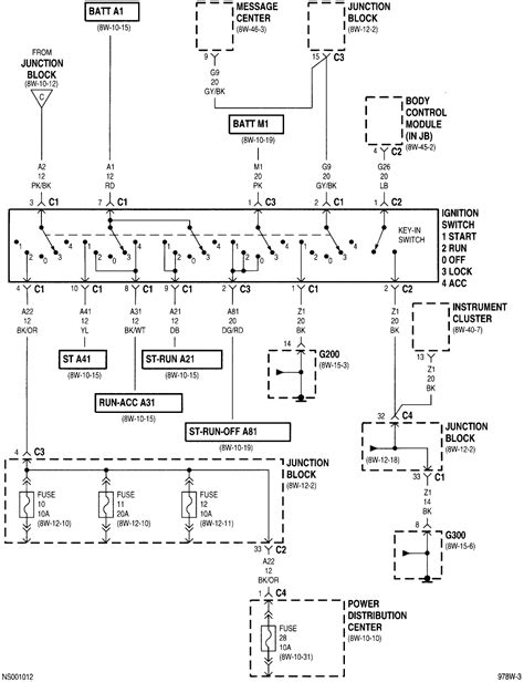 2003 Dodge Ram Ignition Switch Wiring Diagram - Updapper