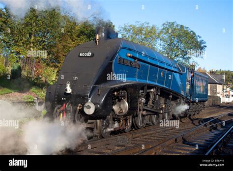 United Kingdom British Steam Locomotives Sir Nigel Gresley Stock Photo ...