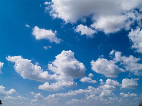 Blue Sky Background With Clouds Free Stock Photo - Public Domain Pictures