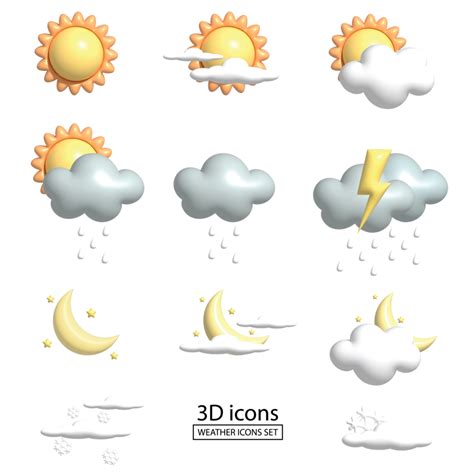 Weather 3D Icon 9386351 PNG