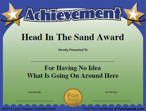 Funny Employee Awards™ - 101 Funny Awards for Employees, Work, Staff